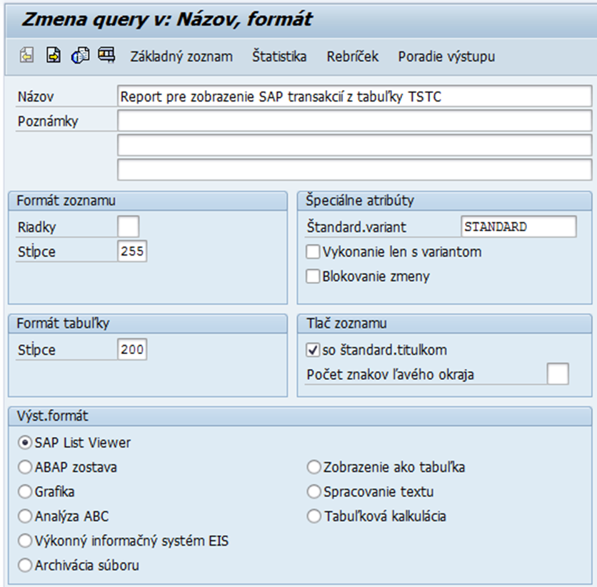 sap query