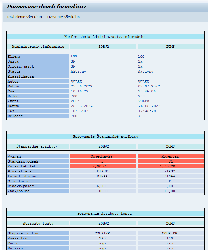 sap form